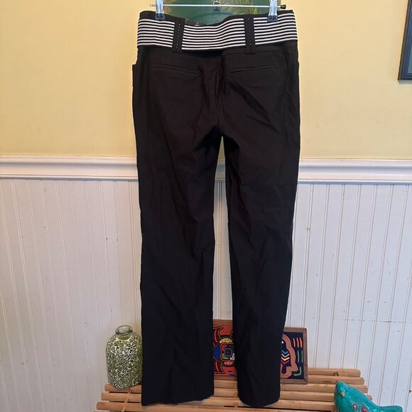 Y2K black pants Flirtatious Vintage 00s Black Wide-Leg - Picture 5 of 10